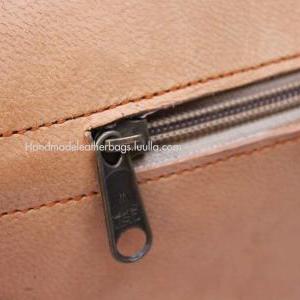 15 Inch Handmade Leather Messenger Bag (buffalo..